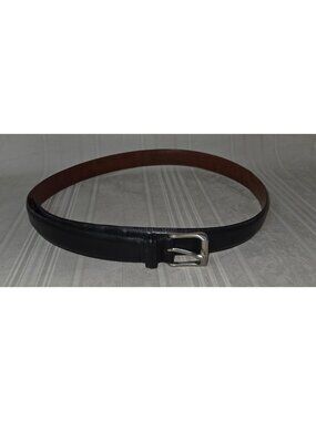 Coach #5951 Men's Handmade Black Burnished Leather Dress Belt Size 40